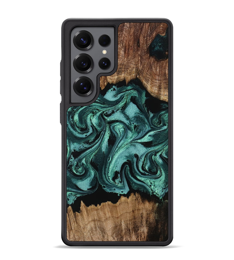 Galaxy S25 Ultra Wood Phone Case - Terry (Green, 768451)