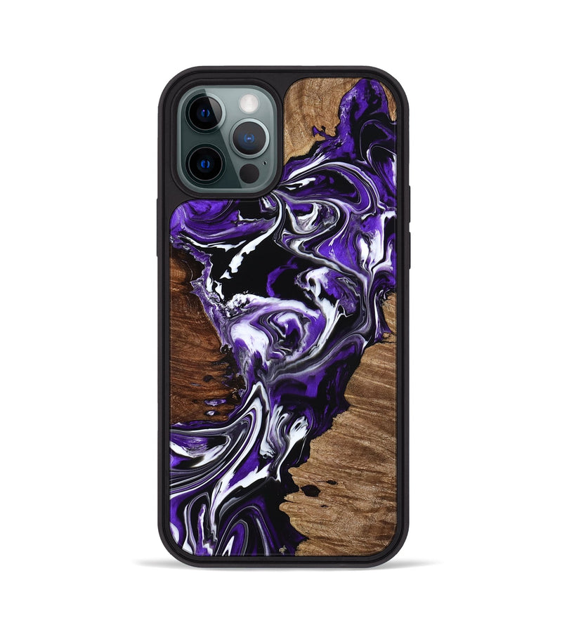 iPhone 12 Pro Wood Phone Case - Joel (Purple, 768477)
