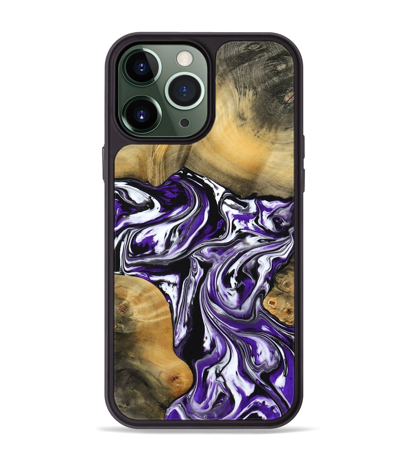 iPhone 13 Pro Max Wood Phone Case - Rolland (Purple, 768550)