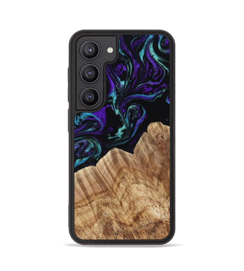 Galaxy S23 Wood Phone Case - Rowland (Purple, 768575)