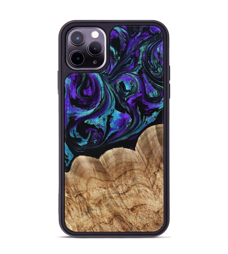 iPhone 11 Pro Max Wood Phone Case - Colson (Purple, 768577)