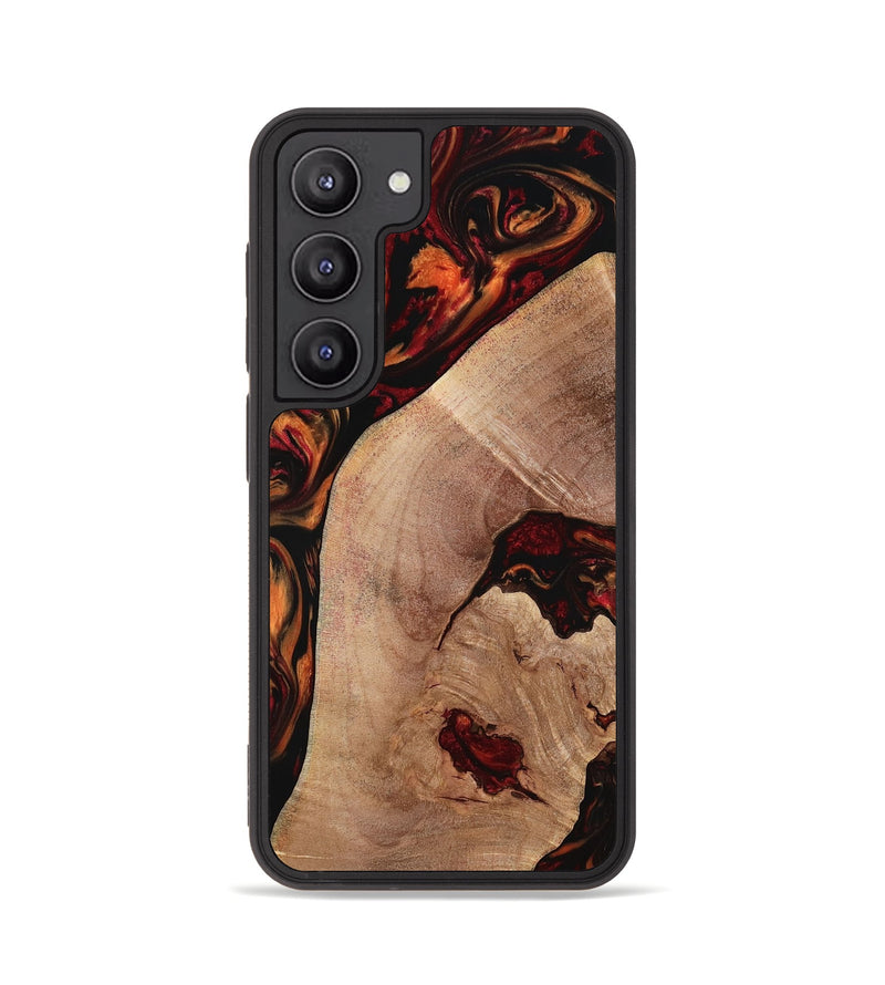 Galaxy S23 Wood Phone Case - Maleah (Red, 768584)