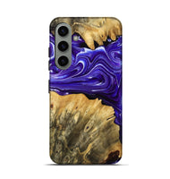 Galaxy S24 Wood Live Edge Phone Case - Tony (Purple, 768630)