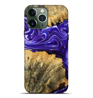 iPhone 13 Pro Max Wood Live Edge Phone Case - Tony (Purple, 768630)