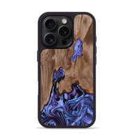 iPhone 16 Pro Wood Phone Case - Diann (Purple, 768887)
