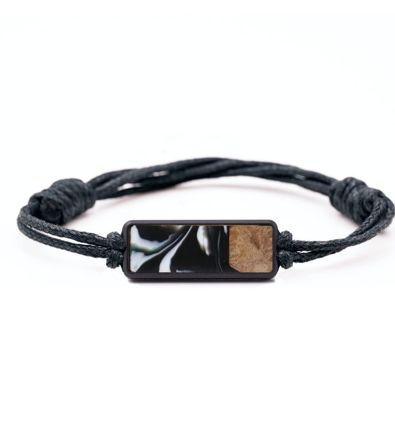 Classic Wood Bracelet - Demetrius (Black & White, 768943)