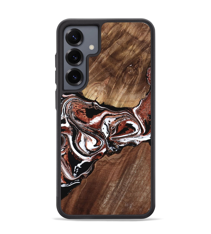 Galaxy S25 Plus Wood Phone Case - Gerhard (Black & White, 769141)