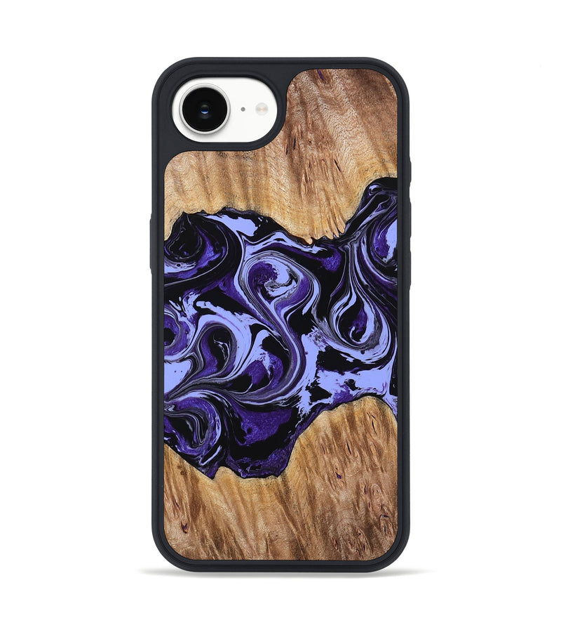 iPhone 16e Wood Phone Case - Nataly (Purple, 769897)