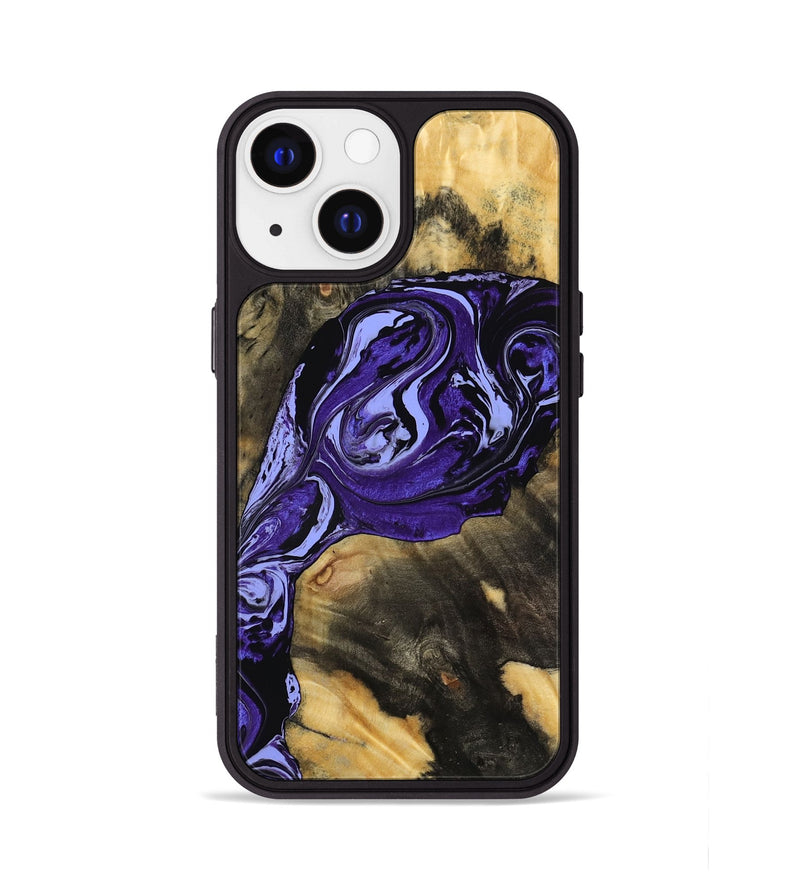 iPhone 13 Wood Phone Case - Trey (Purple, 769928)