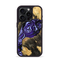 iPhone 15 Pro Wood Phone Case - Trey (Purple, 769928)