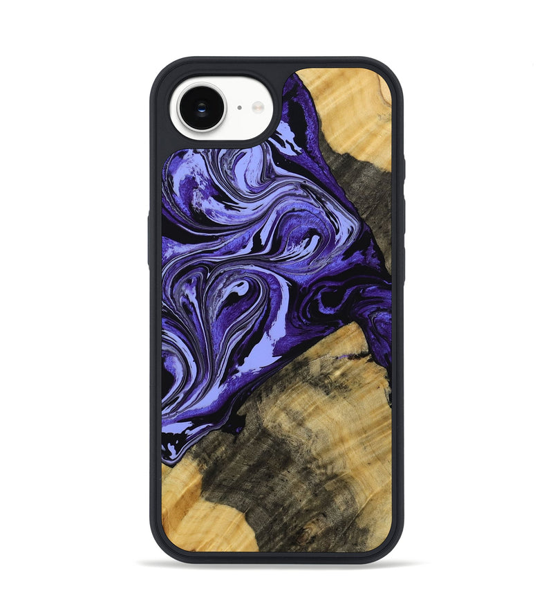 iPhone 16e Wood Phone Case - Kallie (Purple, 769937)
