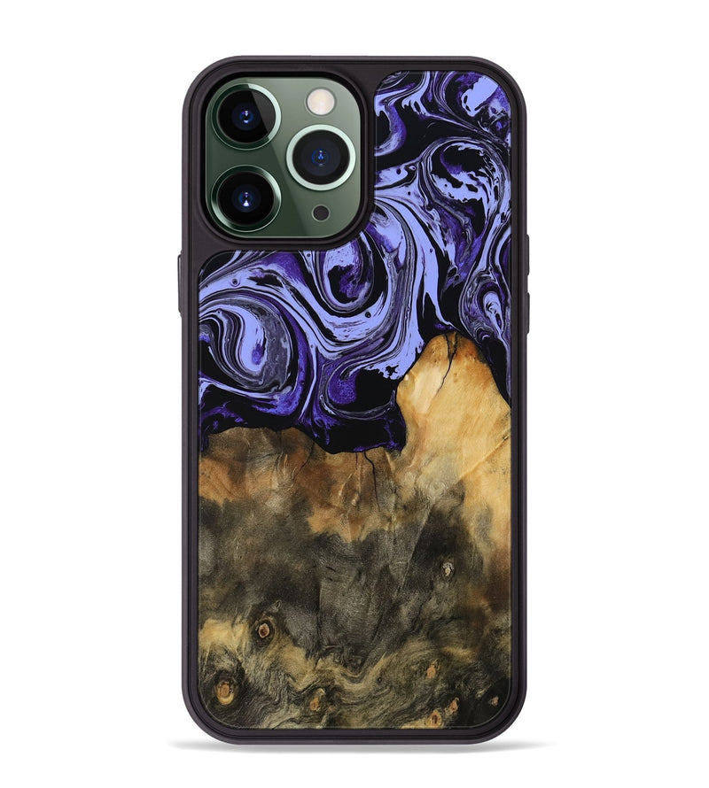 iPhone 13 Pro Max Wood Phone Case - Anaya (Purple, 769967)
