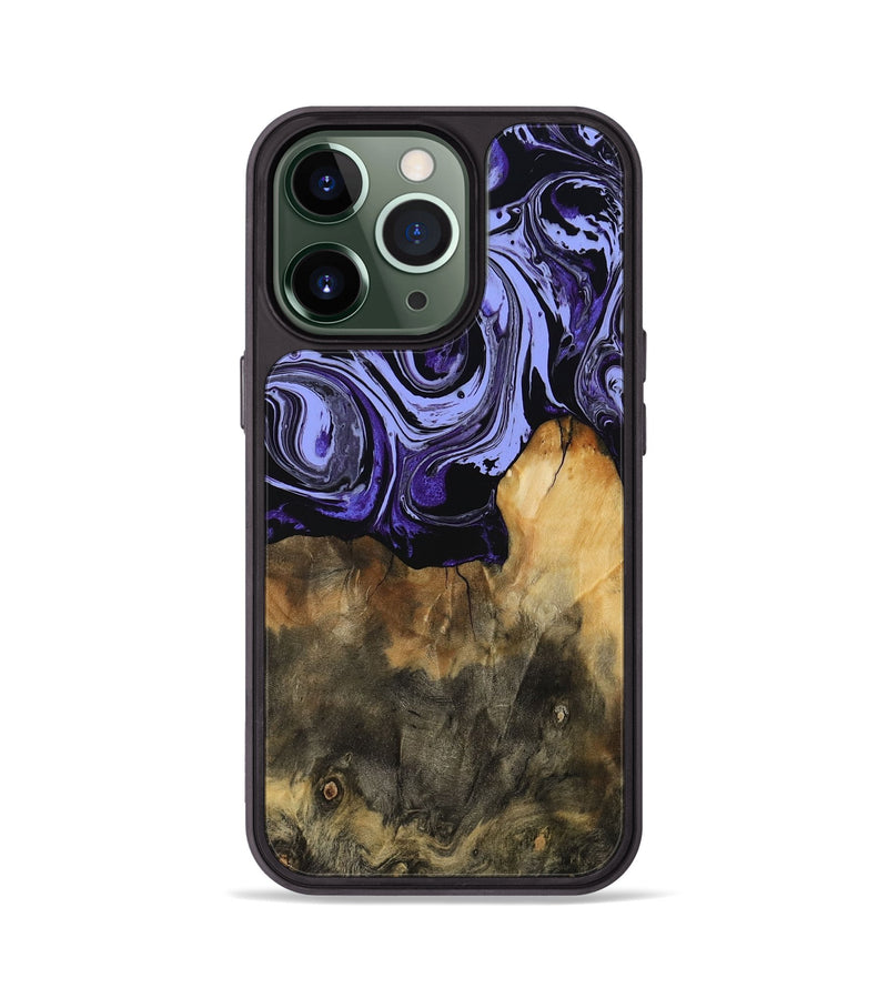 iPhone 13 Pro Wood Phone Case - Anaya (Purple, 769967)