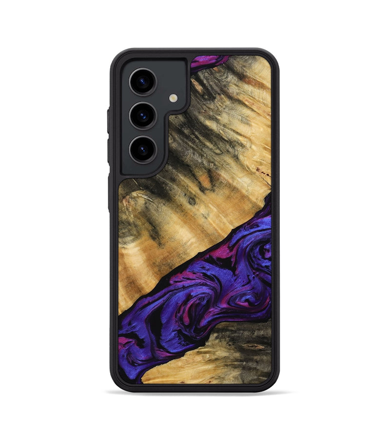 Galaxy S24 Wood Phone Case - Ben (Purple, 769968)