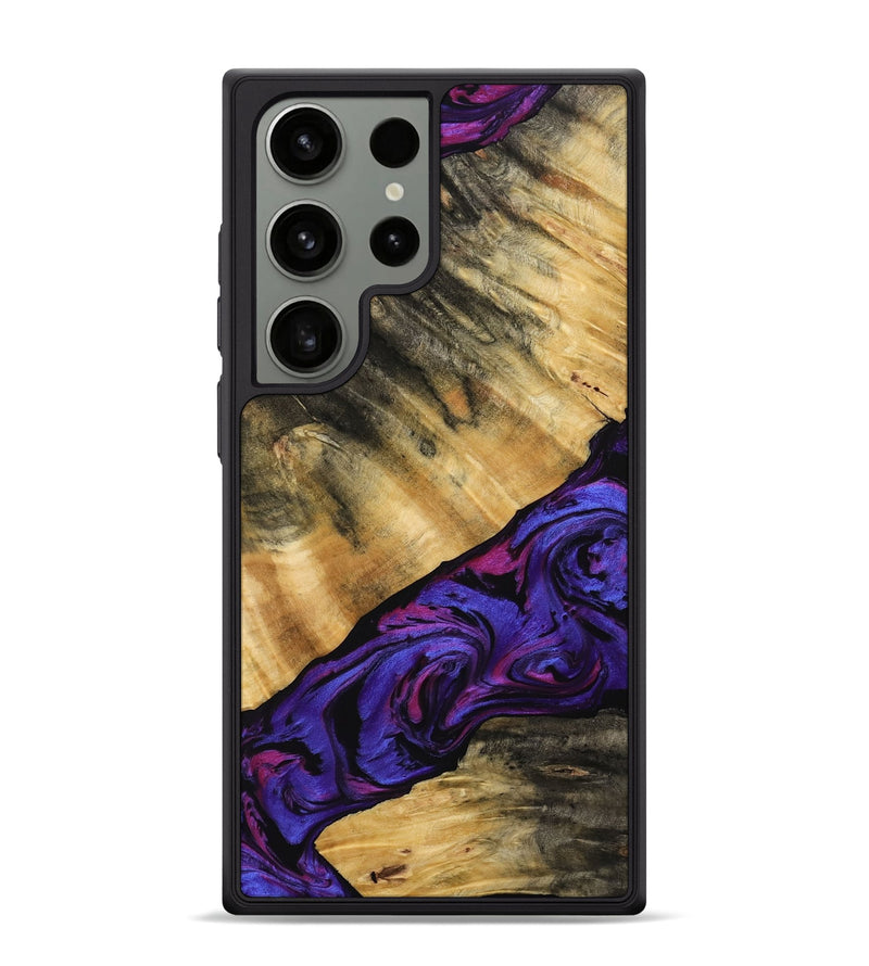 Galaxy S24 Ultra Wood Phone Case - Ben (Purple, 769968)
