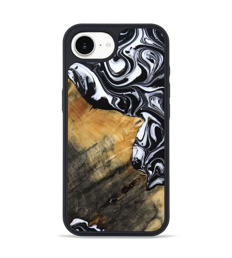 iPhone 16e Wood Phone Case - Wylder (Black & White, 770079)