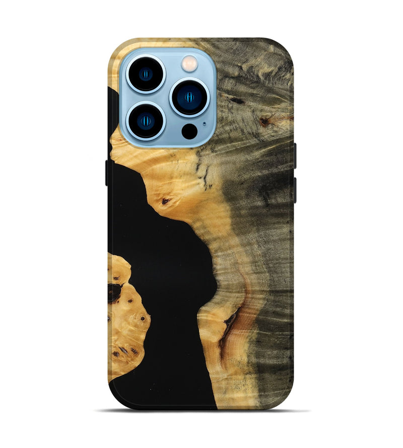 iPhone 14 Pro Wood Live Edge Phone Case - Kimora (Wood Burl, 770218)