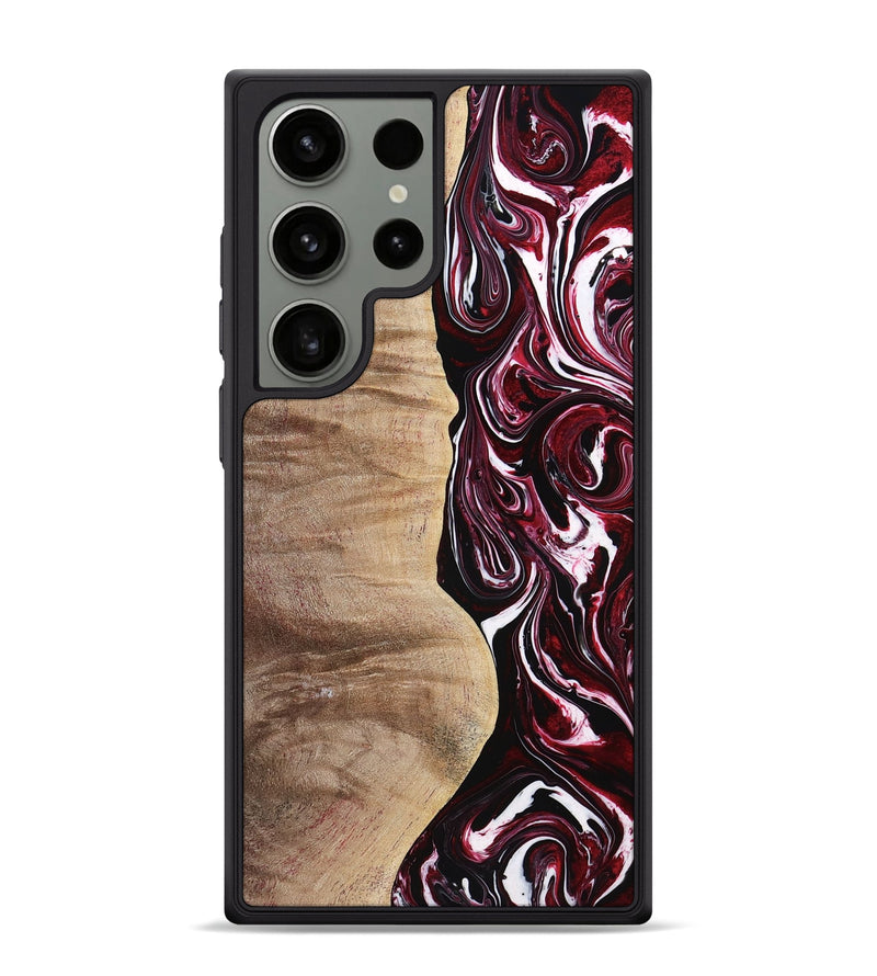 Galaxy S24 Ultra Wood Phone Case - Cassidy (Red, 770332)