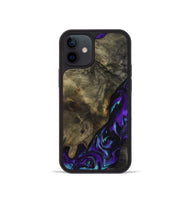 iPhone 12 mini Wood Phone Case - Rhodes (Purple, 770456)