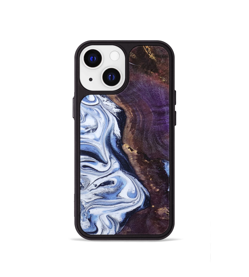 iPhone 13 mini Wood Phone Case - Kori (Blue, 770544)