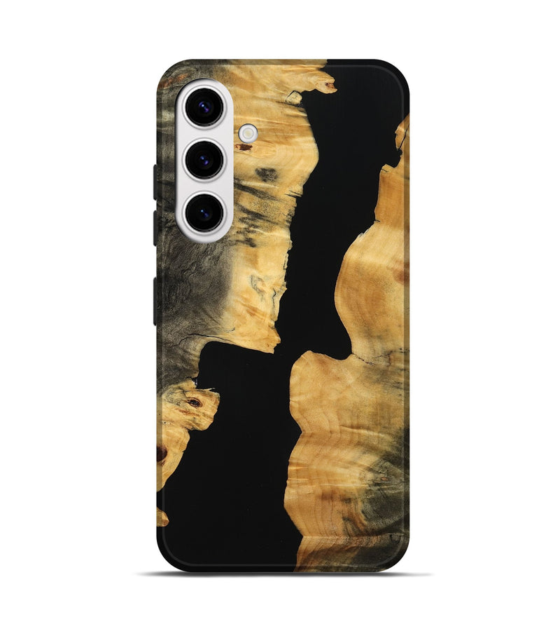 Galaxy S25 Wood Live Edge Phone Case - Amiya (Wood Burl, 770779)
