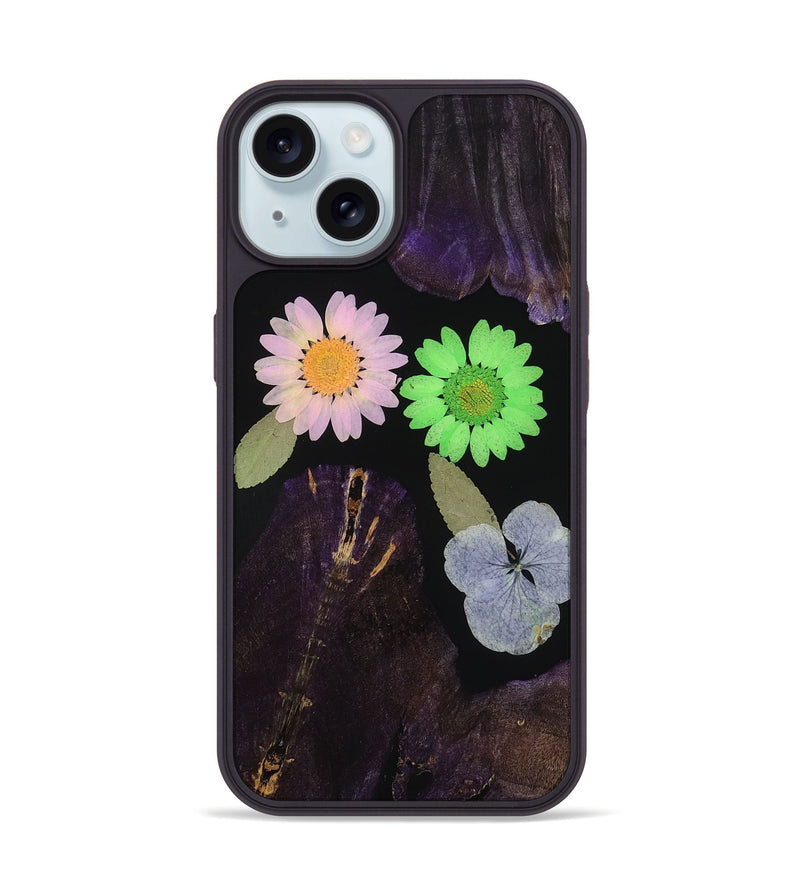 iPhone 15 Wood Phone Case - Roger (Bloom, 770887)