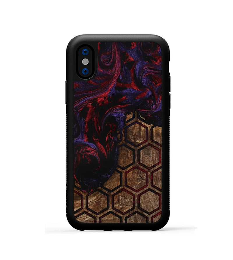 iPhone Xs Wood Phone Case - Mikaela (Pattern, 771161)