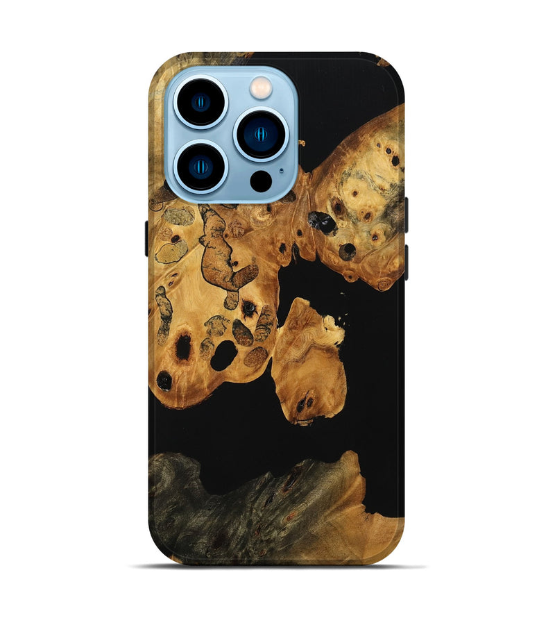 iPhone 14 Pro Wood Live Edge Phone Case - Cesar (Wood Burl, 771316)