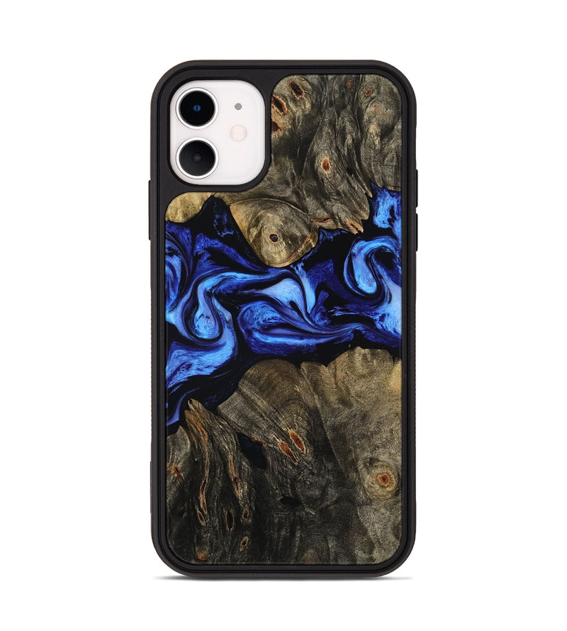 iPhone 11 Wood Phone Case - Verona (Blue, 771422)