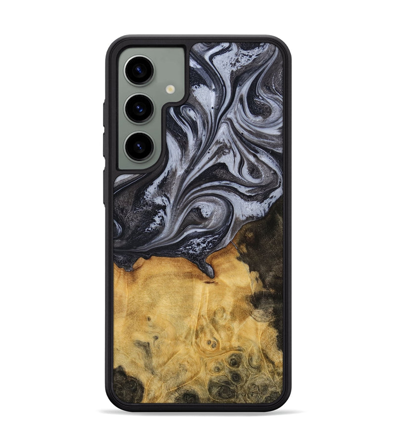 Galaxy S24 Plus Wood Phone Case - Ashlie (Black & White, 771594)