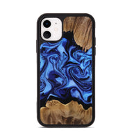 iPhone 11 Wood Phone Case - Carlee (Blue, 771793)