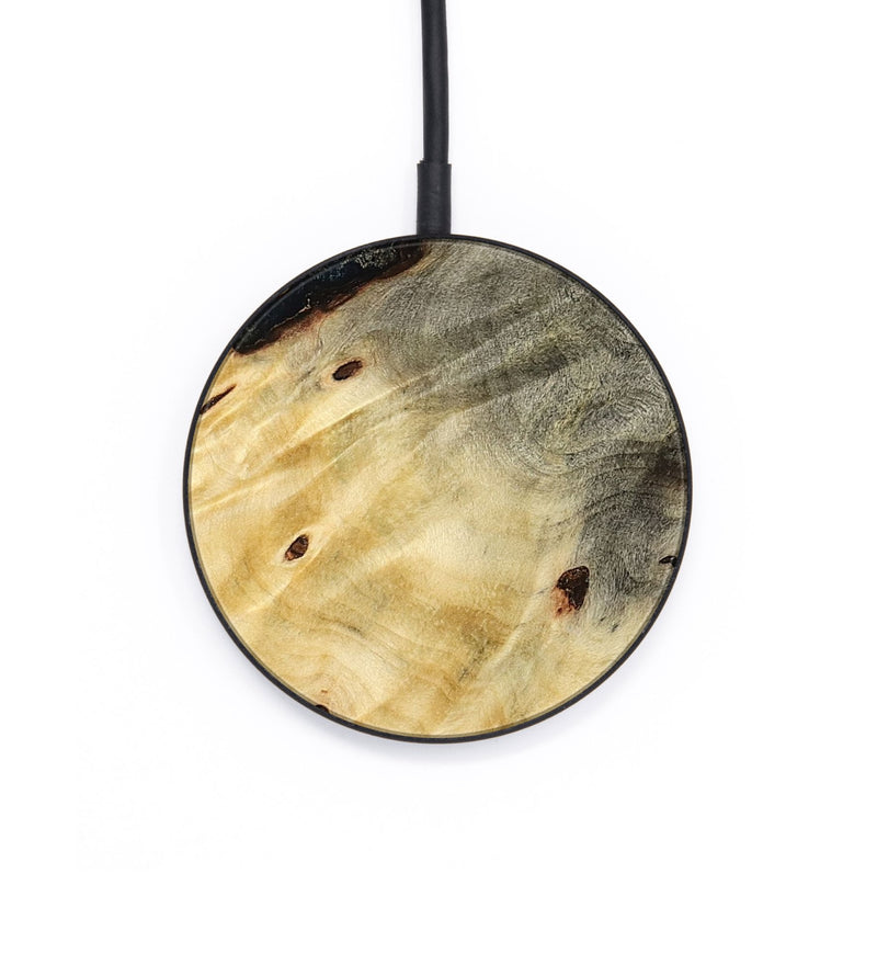 Circle Wood Wireless Charger - Nolan (Teal & Gold, 772172)