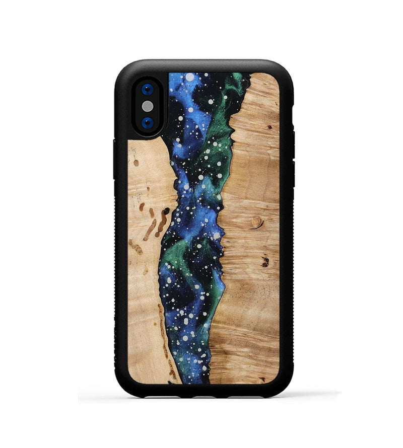 iPhone Xs Wood Phone Case - Telly (Cosmos, 773646)