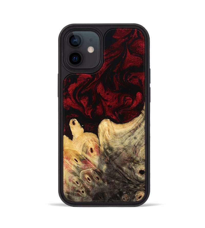 iPhone 12 Wood Phone Case - Jaxton (Red, 774943)
