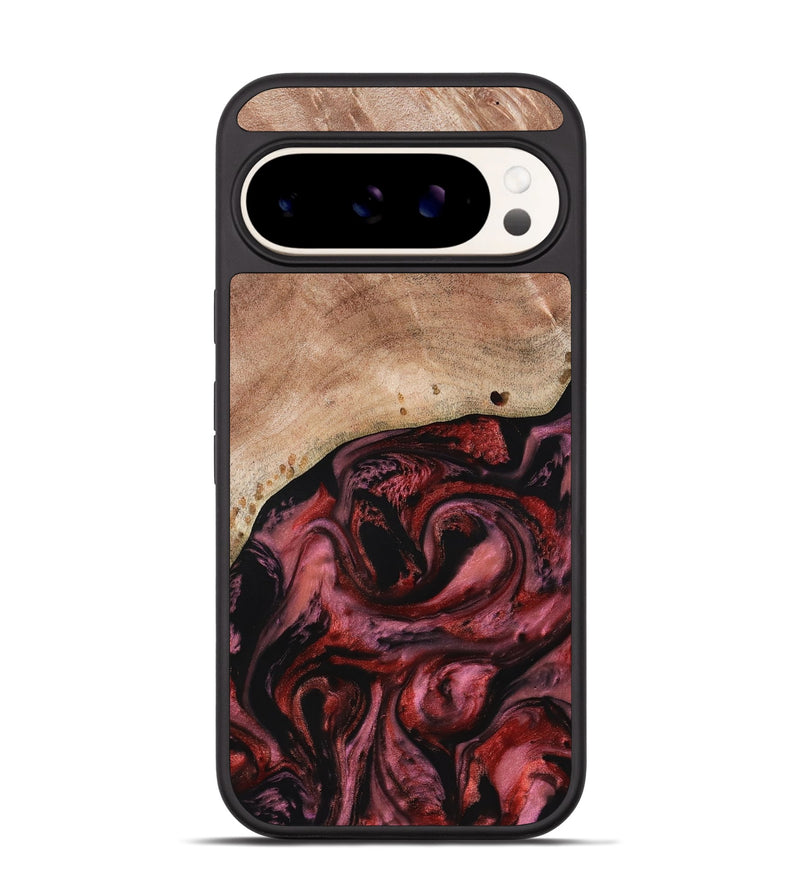 Pixel 9 Pro Wood Phone Case - Ona (Red, 775158)