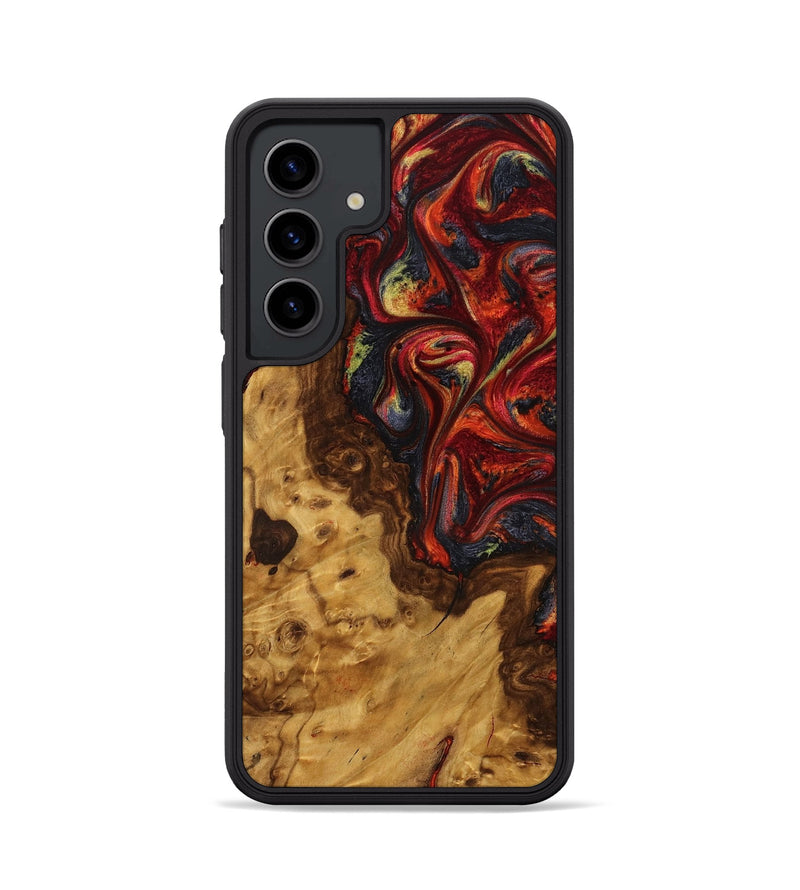 Galaxy S24 Wood Phone Case - Art (Red, 775162)