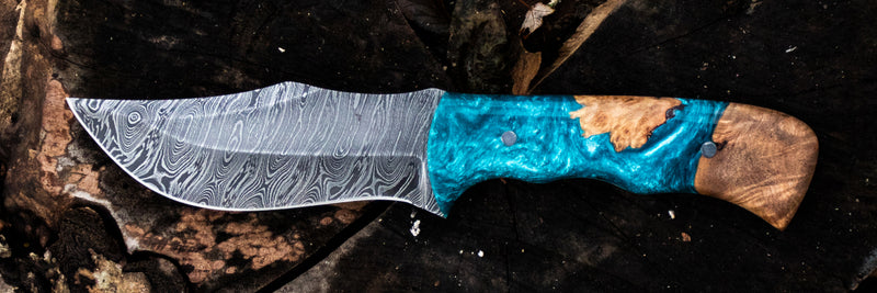 
    Damascus Hunting Knives (Sold Out)